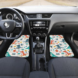 Cute Crocodile Pattern Front And Back Car Mats