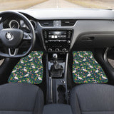 Pelican Pattern Print Design 05 Front and Back Car Mats