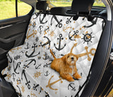 Anchors Rudders Pattern Dog Car Seat Covers