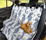 Seahorse Pattern Background Dog Car Seat Covers