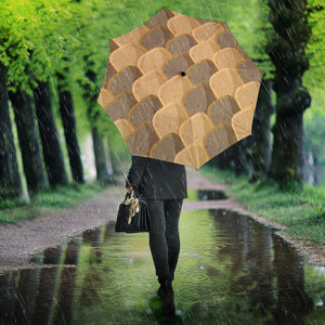 Bread Toast Pattern Print Design 04 Umbrella
