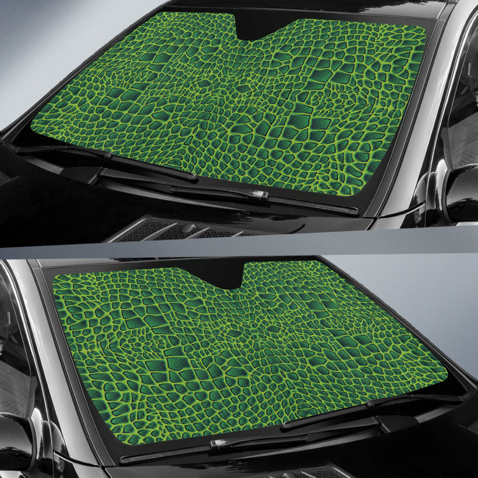 Crocodile Skin Printed Car Sun Shade