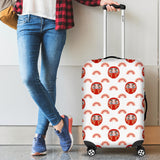Daruma Japanese Wooden Doll Design Pattern Luggage Covers