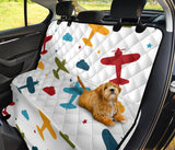 Airplane Star Cloud Colorful Dog Car Seat Covers