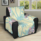 French bulldog hawaii blackground Recliner Cover Protector