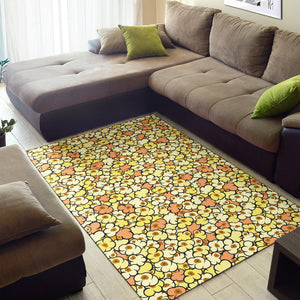 Popcorn Pattern Print Design 03 Area Rug