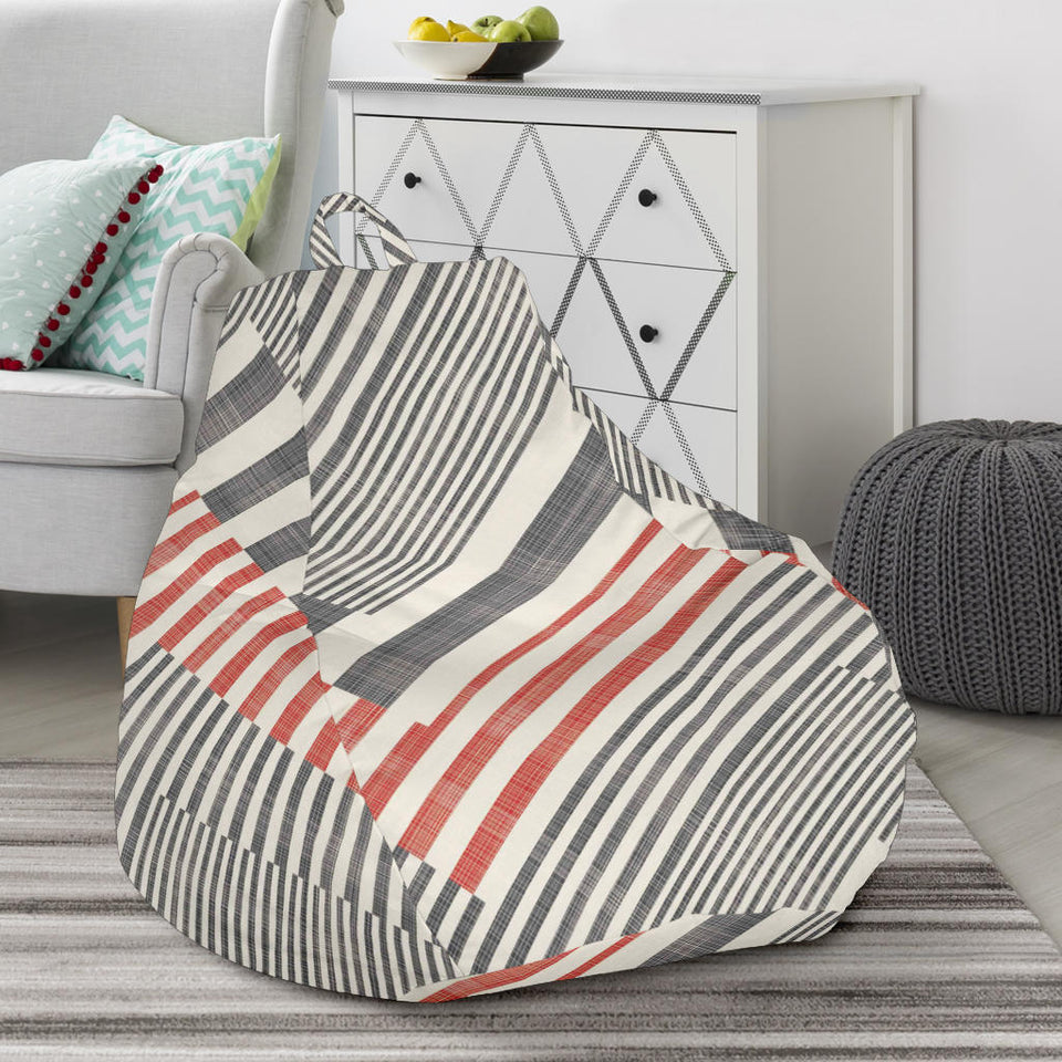 Zigzag Chevron Striped Pattern Bean Bag Cover