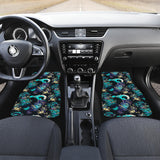 Dragon Sea Wave Pattern Front And Back Car Mats