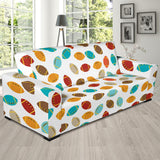 Colorful American Football Ball Pattern Sofa Slipcover