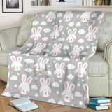 Rabbit Cloud Pattern Premium Blanket