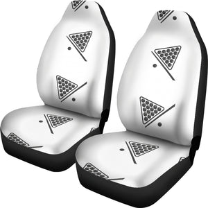 Billiard Ball Pattern Print Design 03 Universal Fit Car Seat Covers