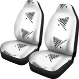 Billiard Ball Pattern Print Design 03 Universal Fit Car Seat Covers