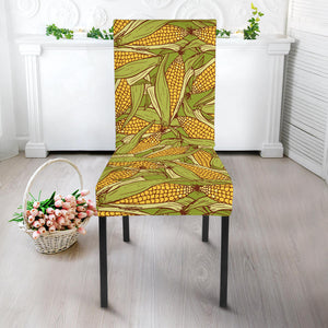 Corn Pattern Print Design 01 Dining Chair Slipcover