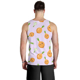 cute onions smiling faces purple background Men Tank Top
