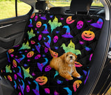 Colorful Halloween Background Dog Car Seat Covers