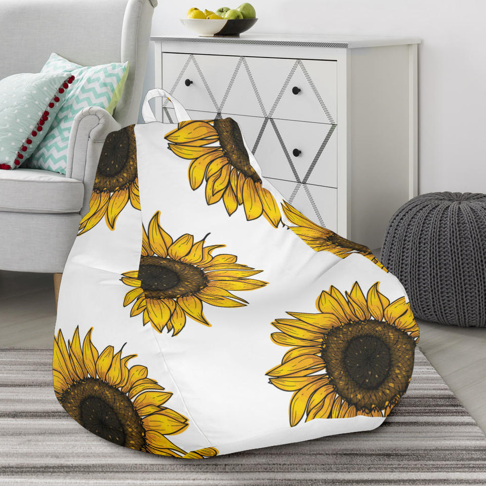 Sunflowers Design Pattern Bean Bag Cover
