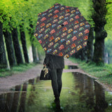 Camper Van Pattern Print Design 02 Umbrella