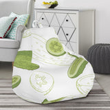 Cucumber Sketch Pattern Bean Bag Cover