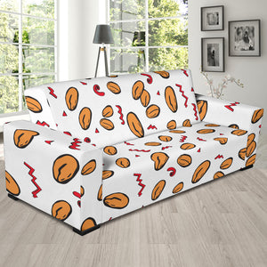 Peanuts Pattern Background Sofa Slipcover