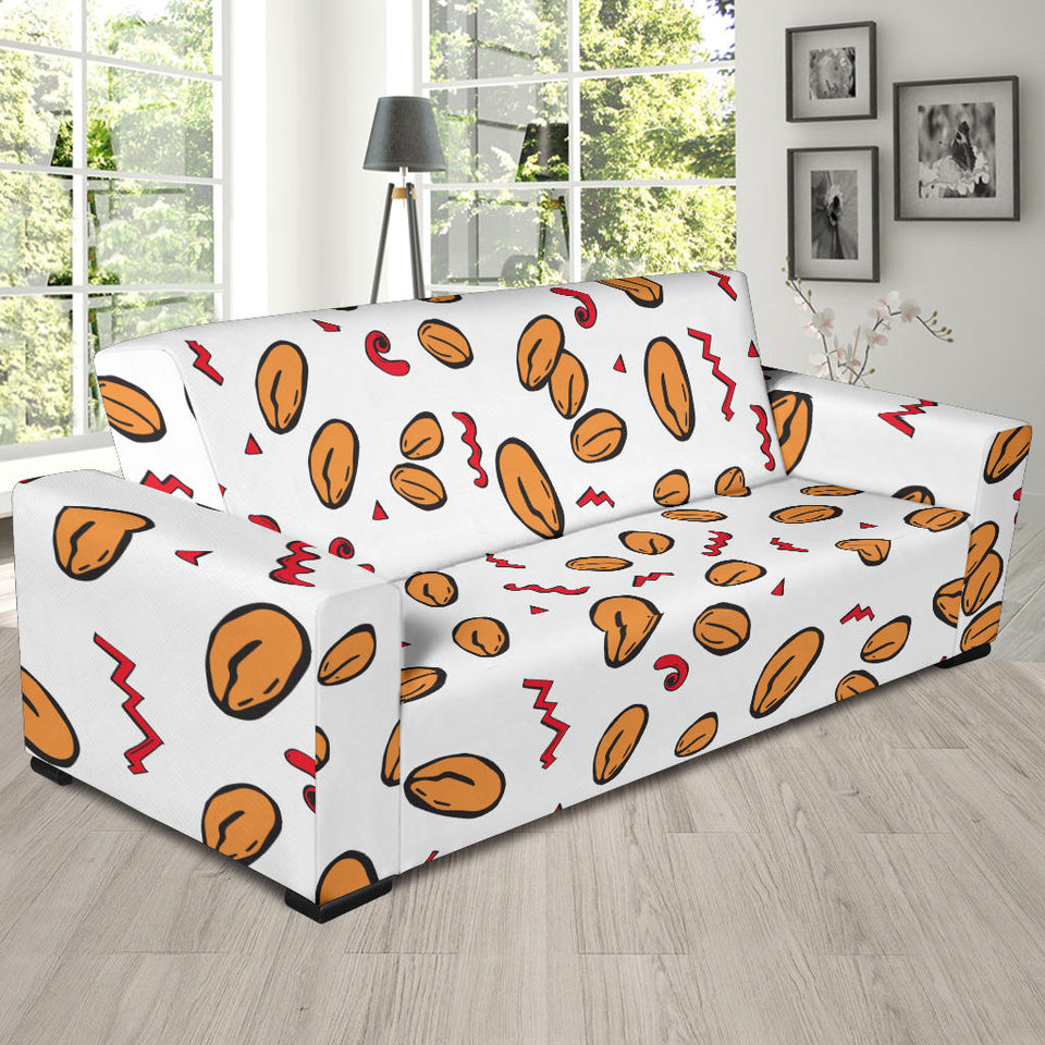 Peanuts Pattern Background Sofa Slipcover
