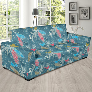 Squirrel Pattern Print Design 01  Sofa Slipcover