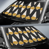 French Fries Dark Background Car Sun Shade