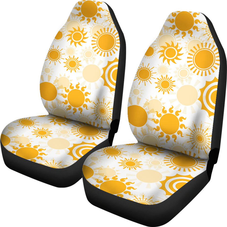 Sun Design Pattern  Universal Fit Car Seat Covers