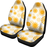 Sun Design Pattern  Universal Fit Car Seat Covers
