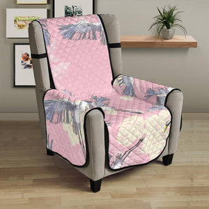 Japanese crane rose pattern Chair Cover Protector