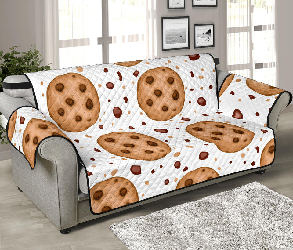 chocolate chip cookie pattern Sofa Cover Protector