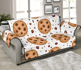 chocolate chip cookie pattern Sofa Cover Protector