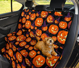 Halloween Pumpkin Pattern Dog Car Seat Covers