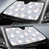 Sweet Dreams Sheep Pattern Car Sun Shade