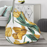 Yellow Tulips Pattern Bean Bag Cover