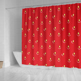 Strawberry Texture Skin Pattern Shower Curtain Fulfilled In US