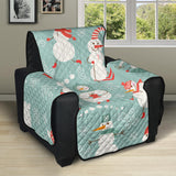 Cute snowman pattern Recliner Cover Protector