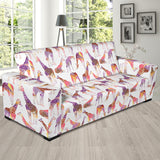 Giraffe Pattern Print Design 02 Sofa Slipcover