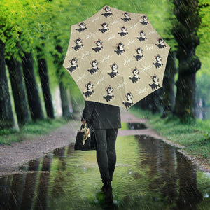 Cute Siberian Husky Umbrella