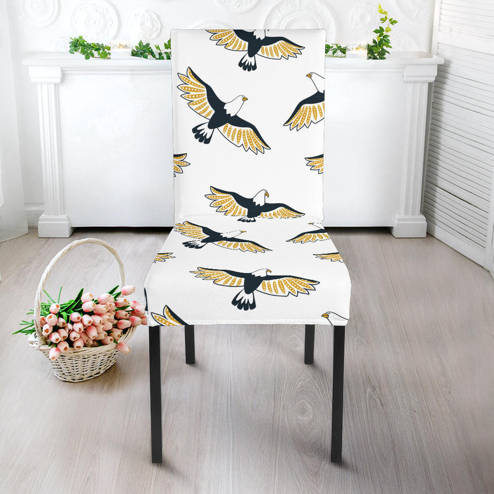 Eagle Pattern Print Design 03 Dining Chair Slipcover