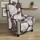 Garlic bulb dark background Chair Cover Protector