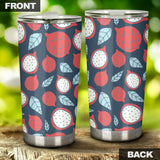 Dragon Fruits Dark Blue Background Tumbler