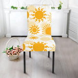 Sun Design Pattern Dining Chair Slipcover