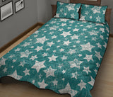 Vintage star pattern Quilt Bed Set