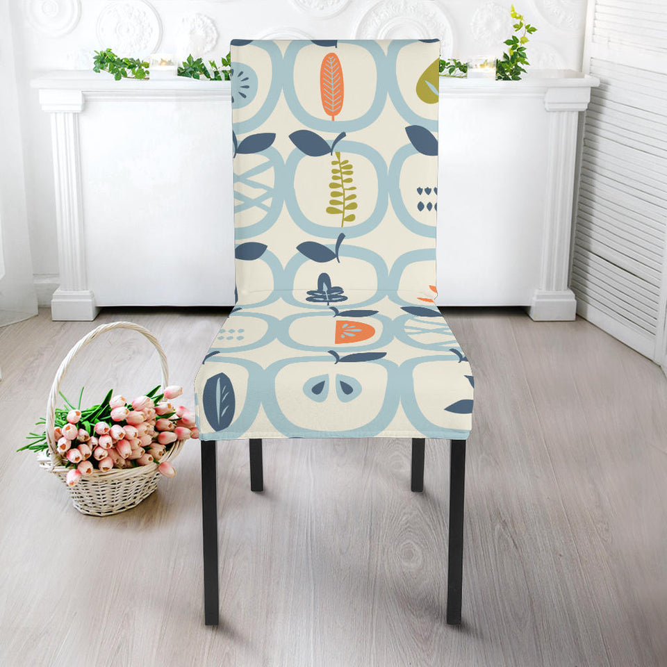 Apples Leaves Pattern Dining Chair Slipcover