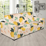 Lemon Flower Leave Pattern Sofa Slipcover