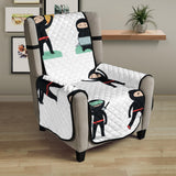 Cute ninja katana sword pattern Chair Cover Protector