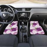 Cute Grape Pattern Front And Back Car Mats