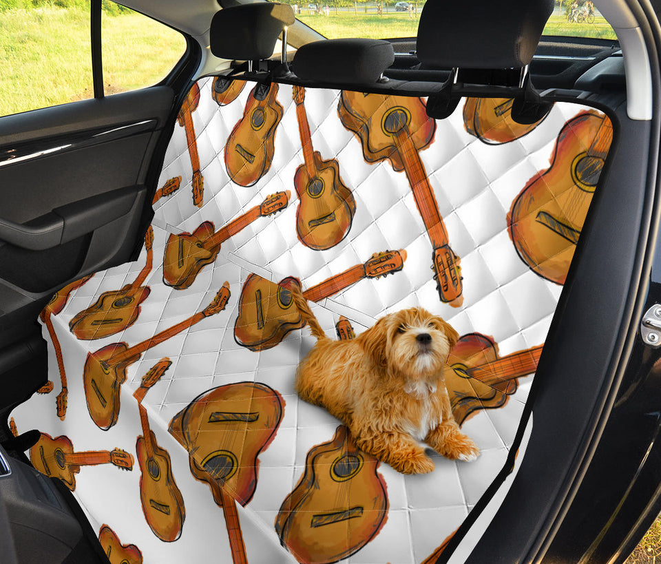Paint Guitar Pattern Dog Car Seat Covers
