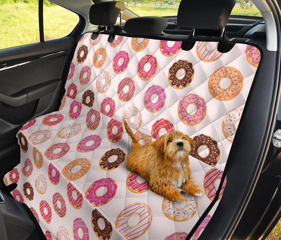 Colorful Donut Pattern Dog Car Seat Covers