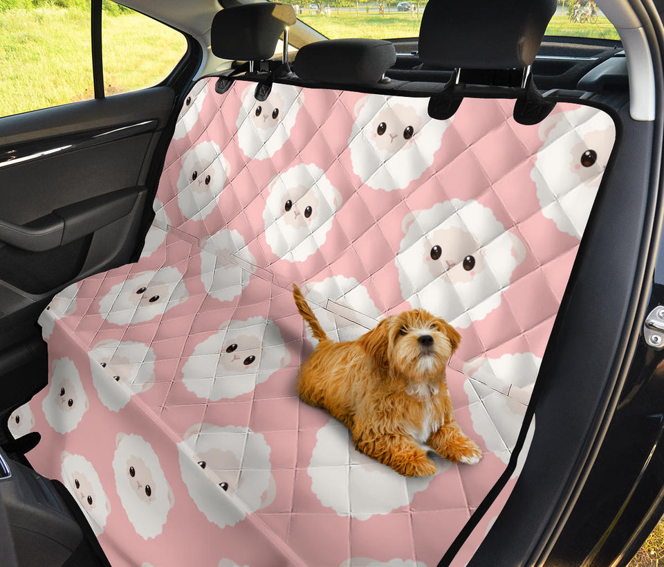 Cute Sheep Pattern Dog Car Seat Covers